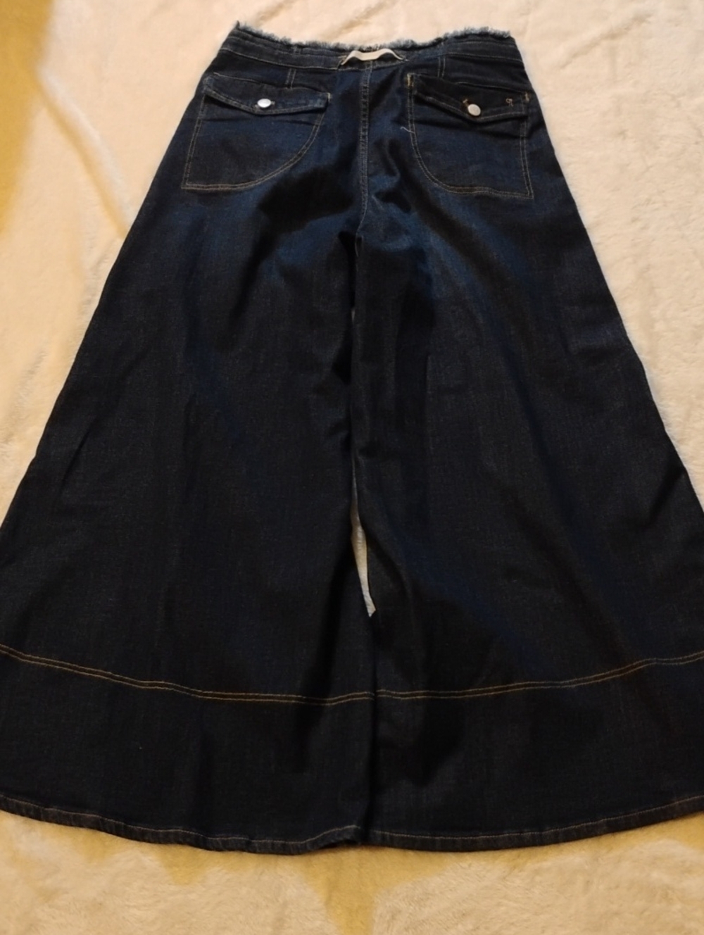 Pilcro Tenney Drawstring Wide Leg Jeans - Picture 10 of 13